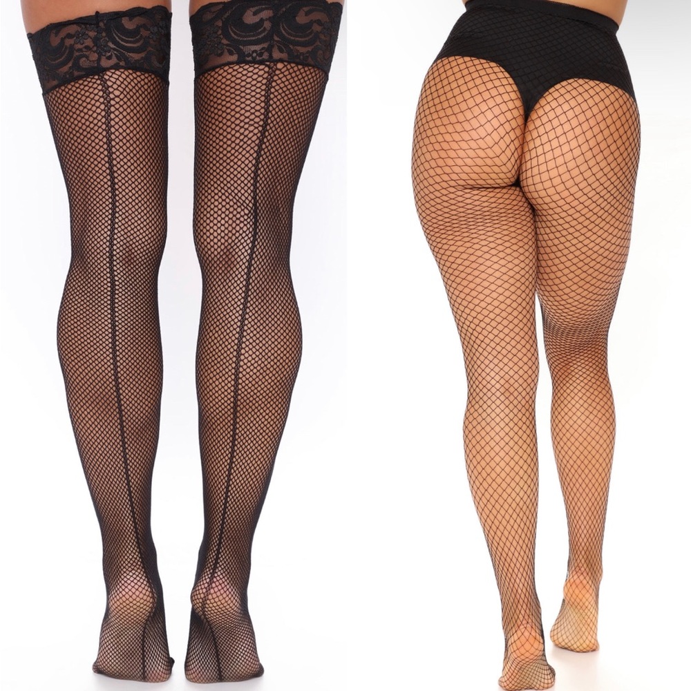 🎉$10 SALE!🎉 🖤NWT Fashion Nova BUNDLE of Sexy Stocking🖤 - Picture 2 of 2